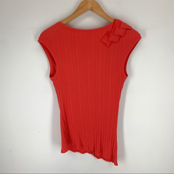 Anthropologie One September Ruffled Ribbed Tee - Picture 5 of 8